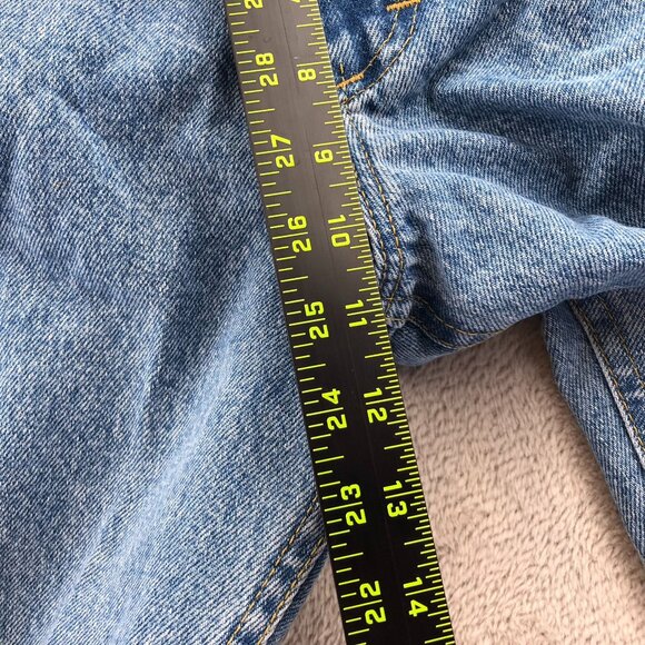 Lee Mens Jeans 36x30 Blue Denim Straight Leg Relaxed Fit Classic Casual Travel - Picture 7 of 10